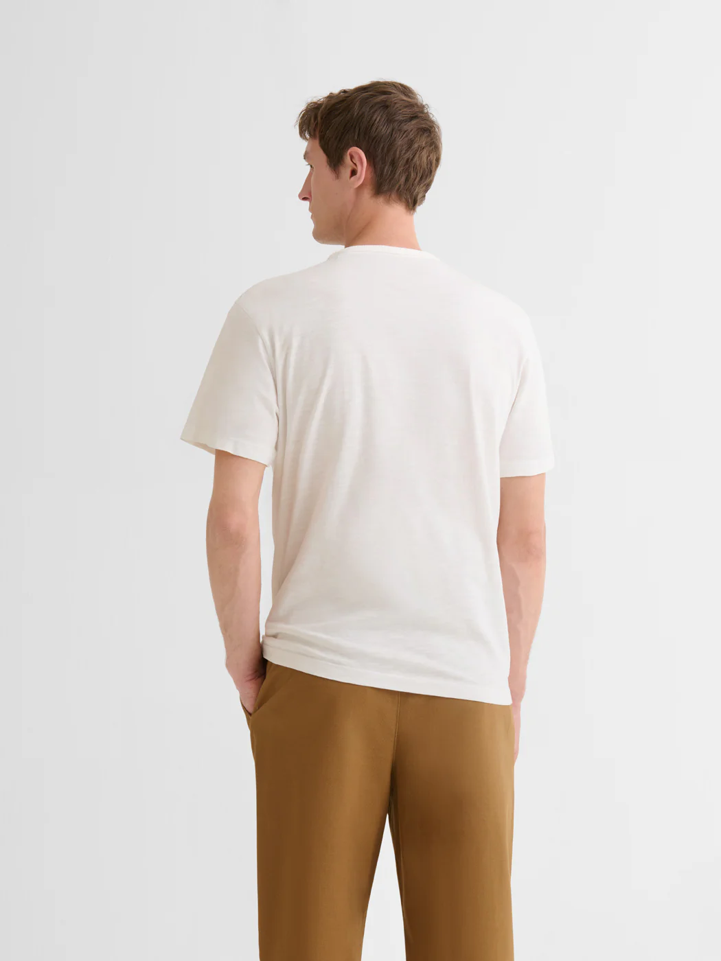 T-shirt col rond en coton - Image 2