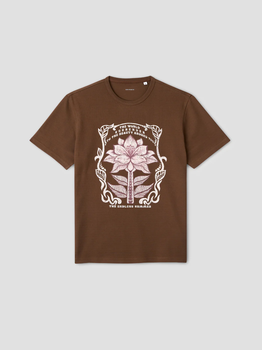 T-shirt col rond à motifs. - Image 3
