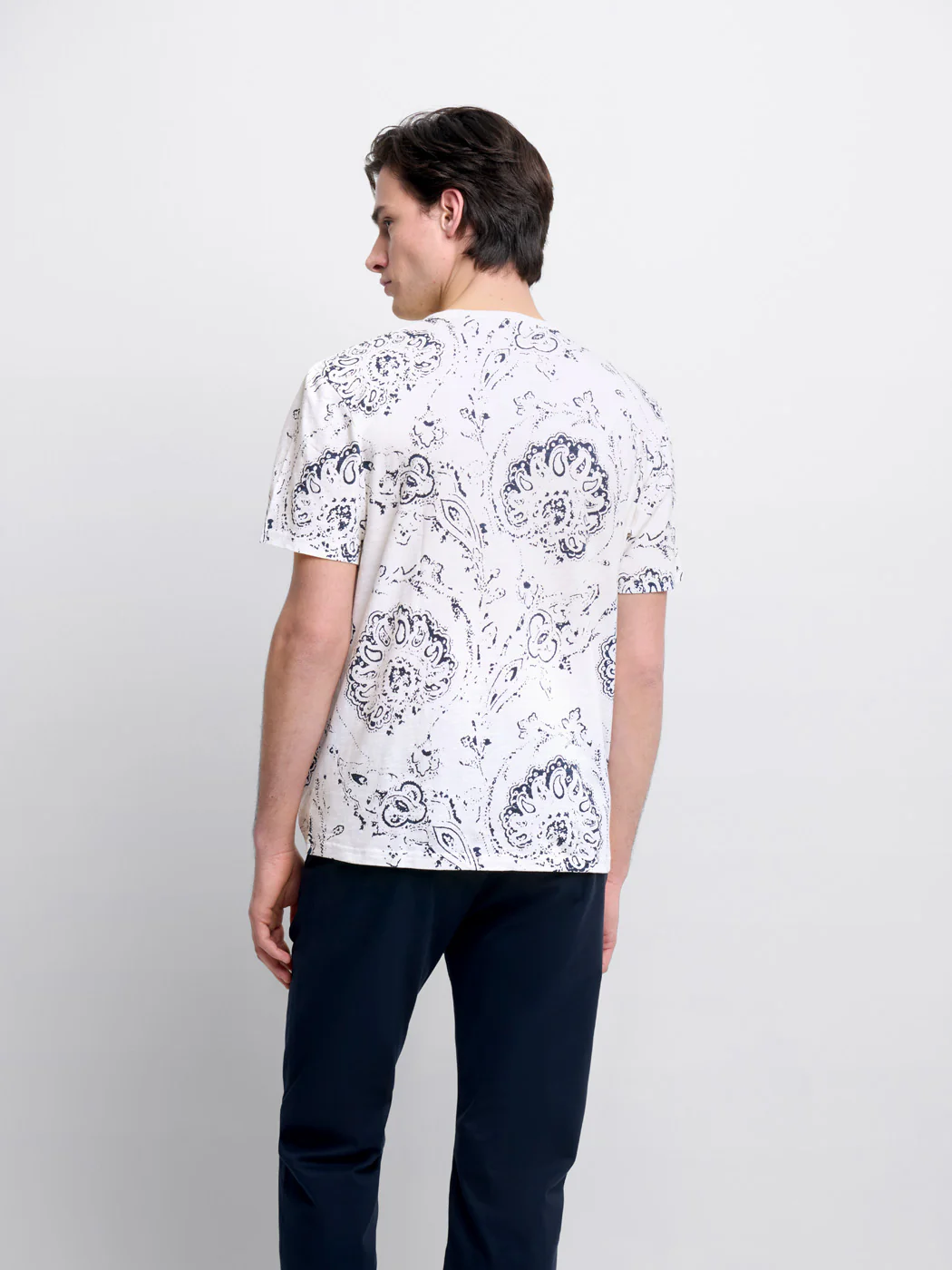 T-shirt col rond à motifs - Image 2