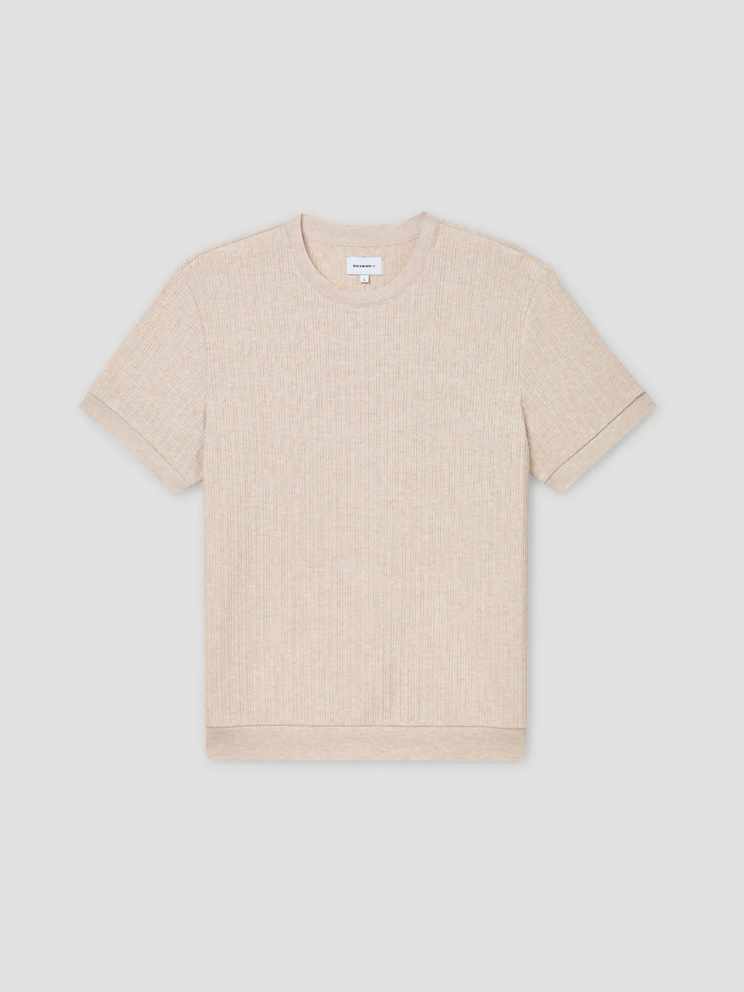 T-shirt col rond chiné - Image 3