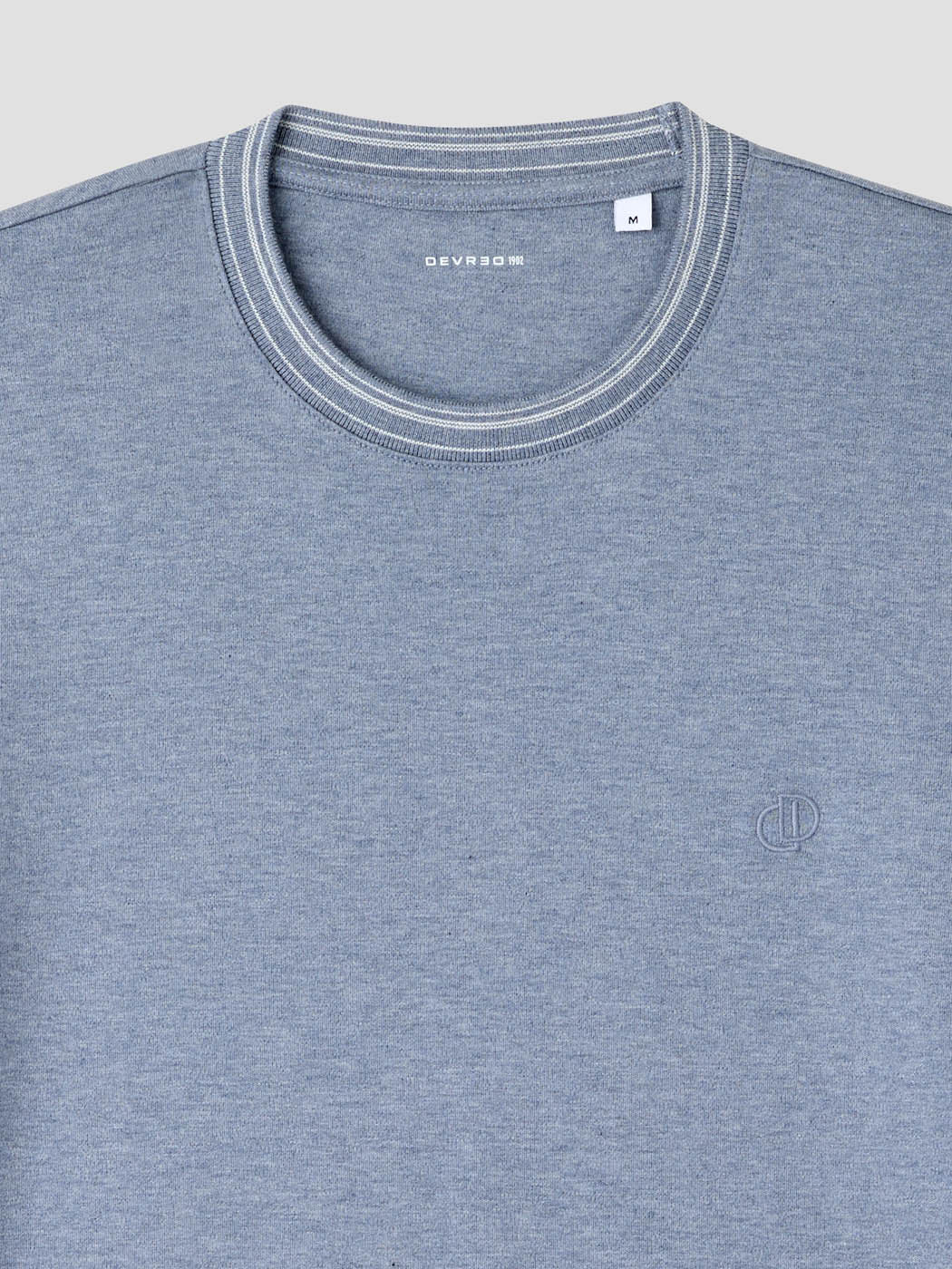 T-shirt col rond chiné - Image 2