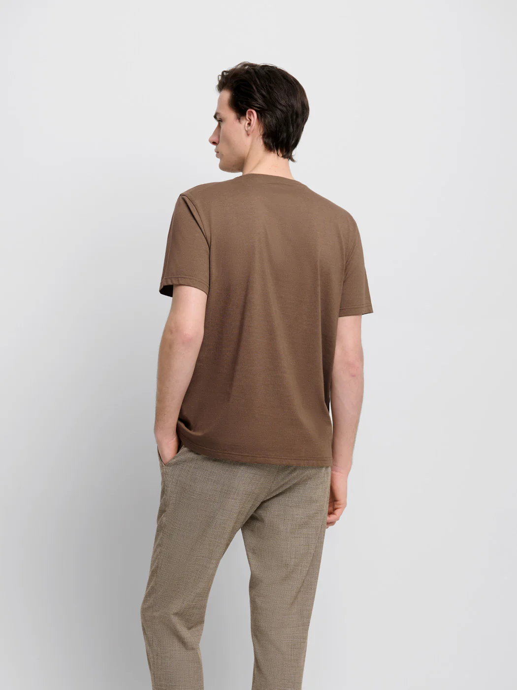 T-shirt col rond en coton Supima® - Image 2