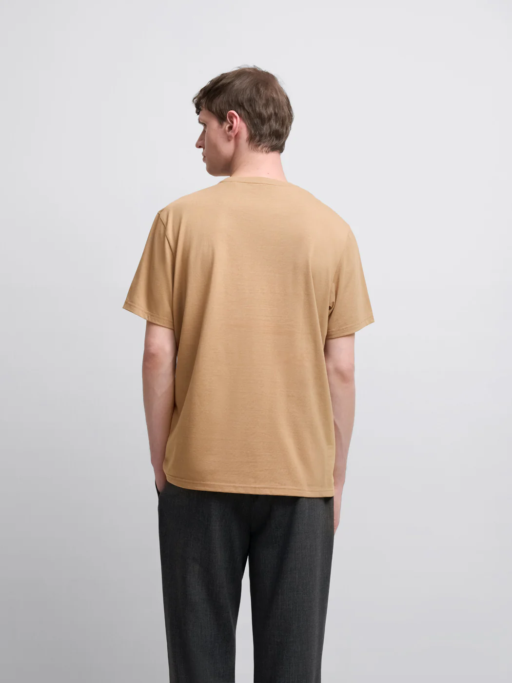 T-shirt col rond en coton Supima® - Image 2