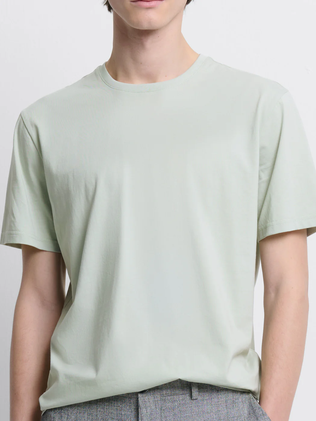 T-shirt col rond en coton Supima® - Image 5