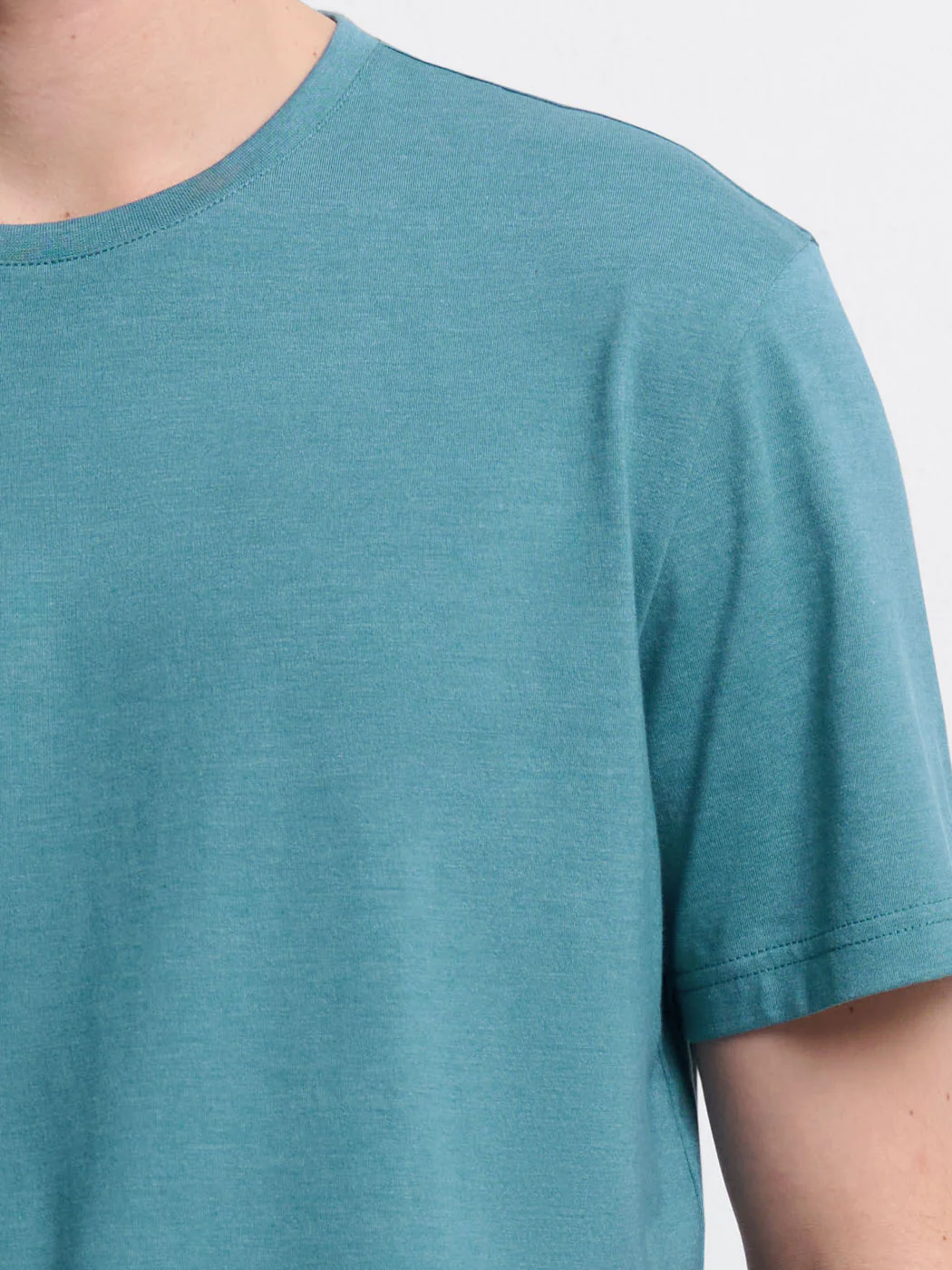 T-shirt col rond en coton Supima® - Image 5