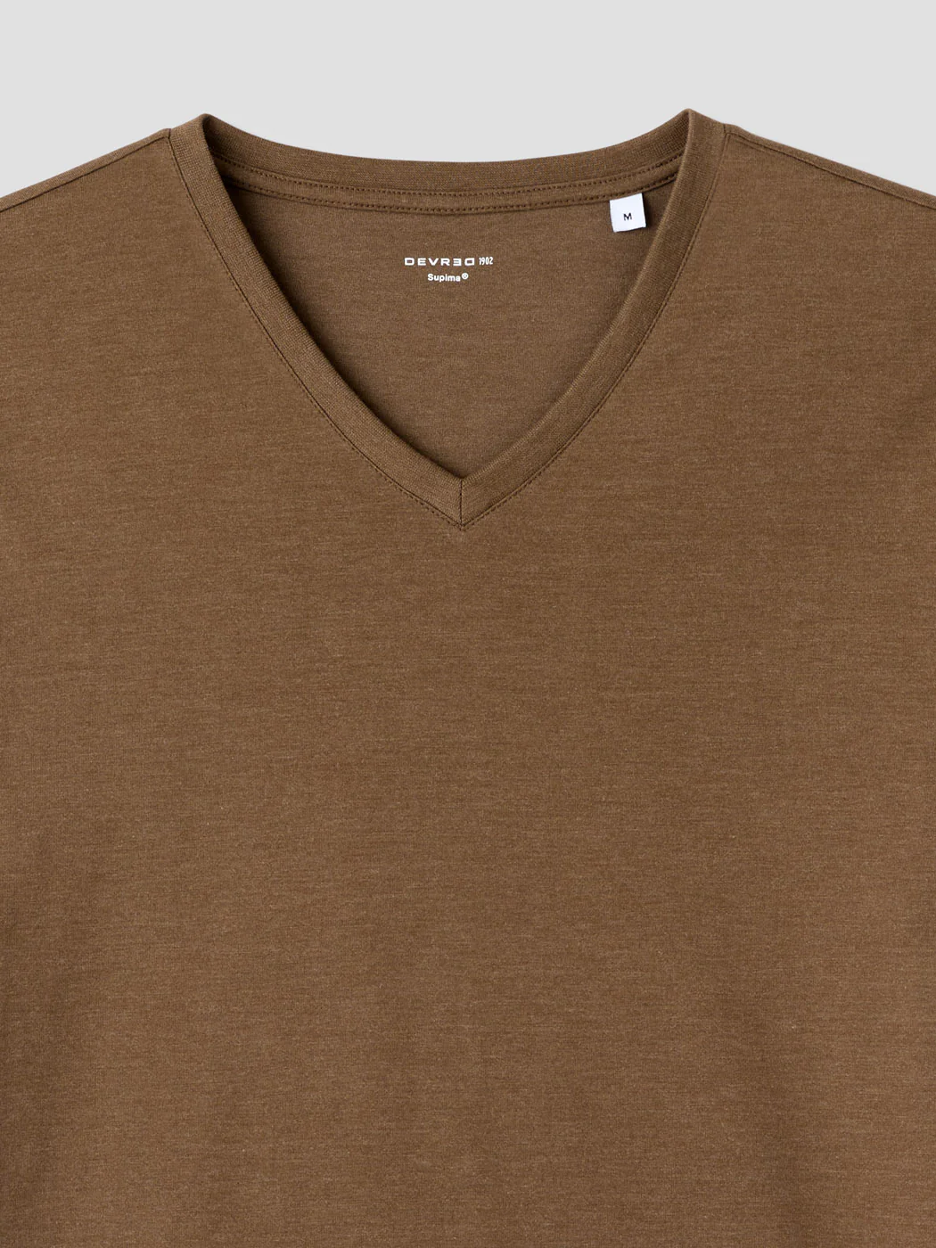 T-shirt col V en coton Supima® - Image 6