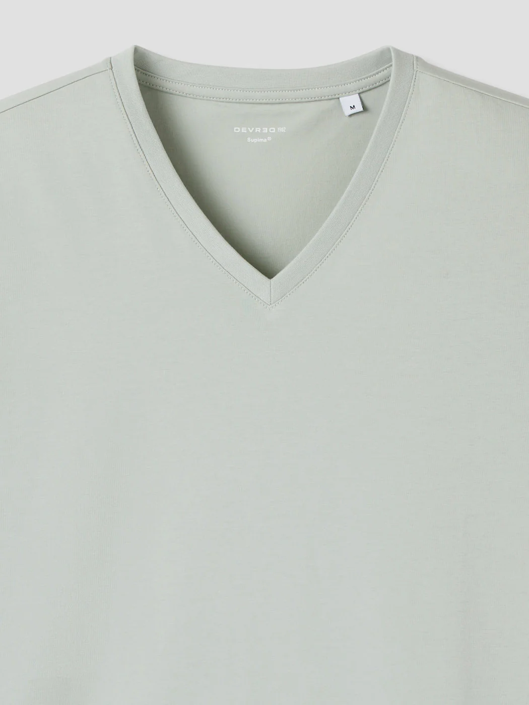 T-shirt col V en coton Supima® - Image 6