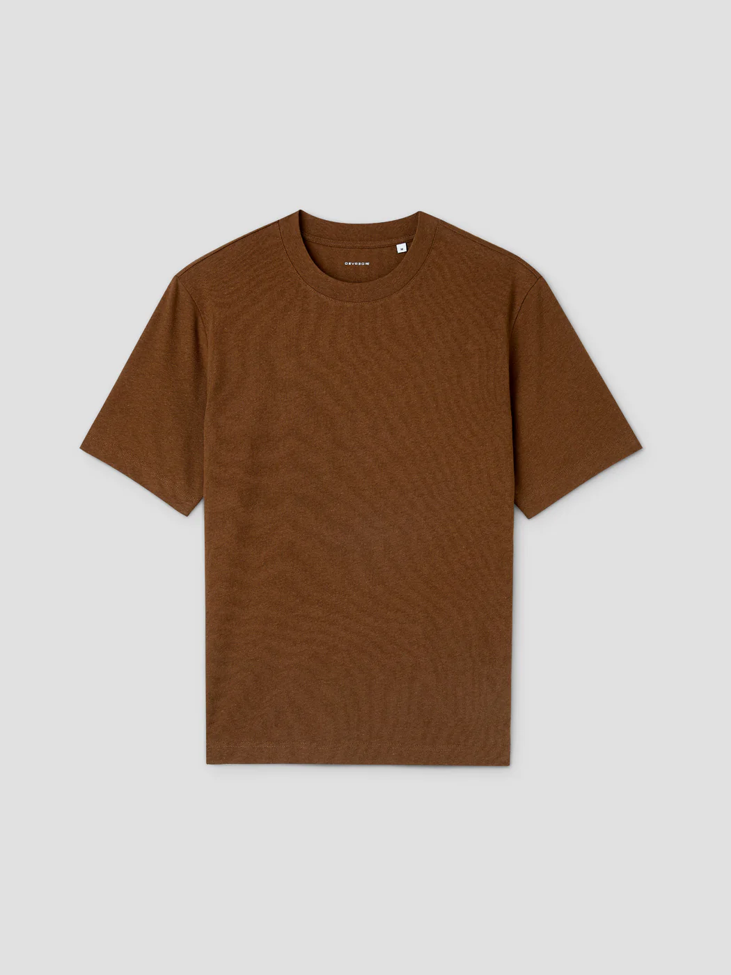 T-shirt col rond en coton lin - Image 3