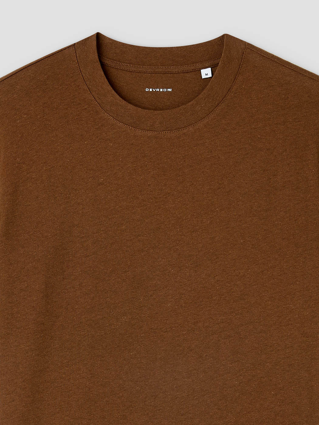 T-shirt col rond en coton lin - Image 6