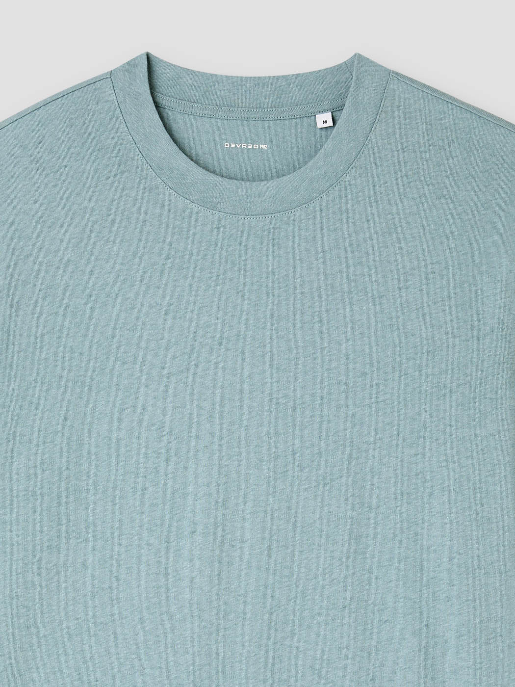 T-shirt col rond en coton lin - Image 6