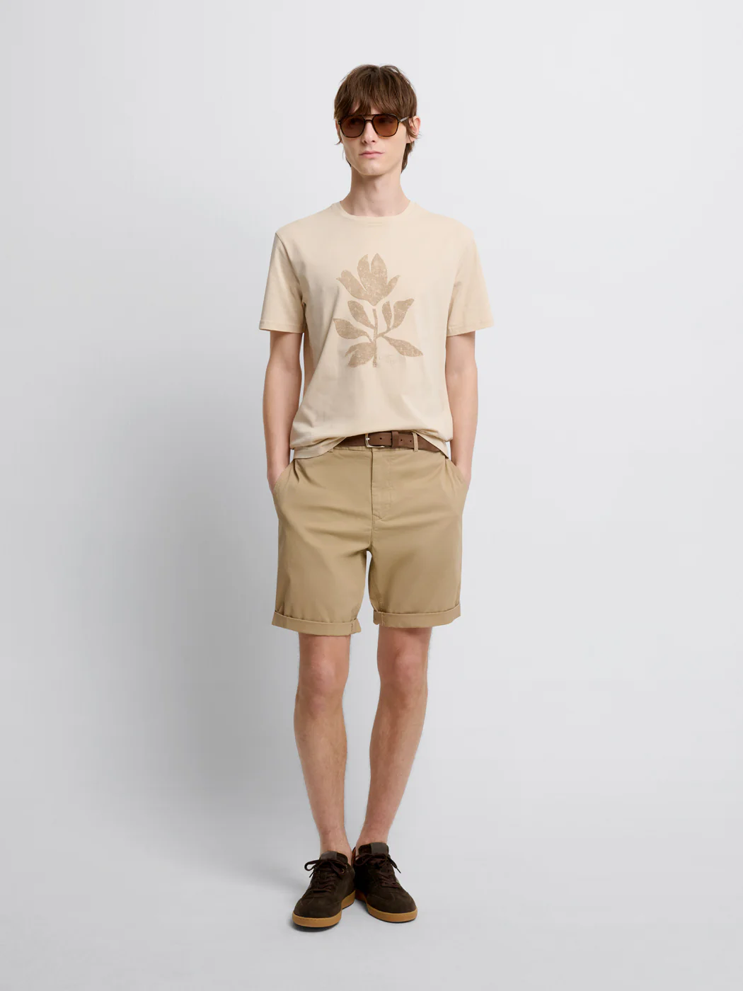 T-shirt col rond Ă motifs - Image 4