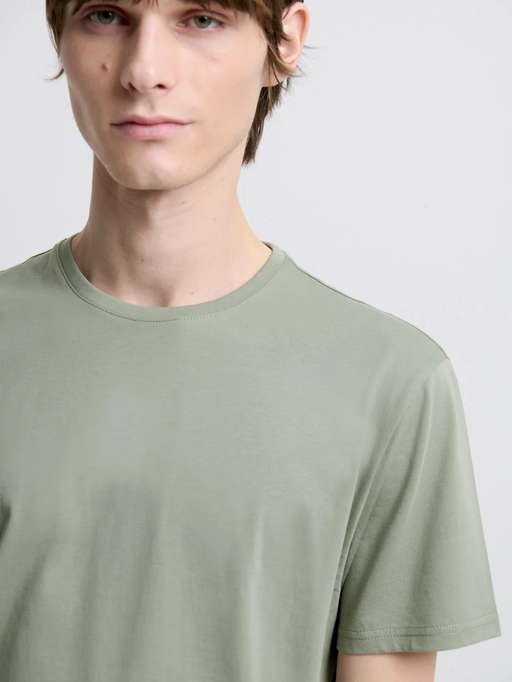 T-shirt col rond en coton Supima® - Image 5