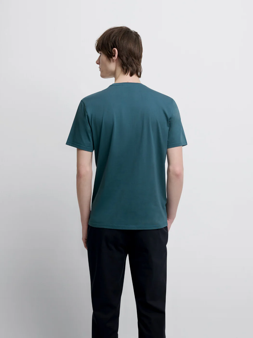 T-shirt col rond en coton Supima® - Image 2
