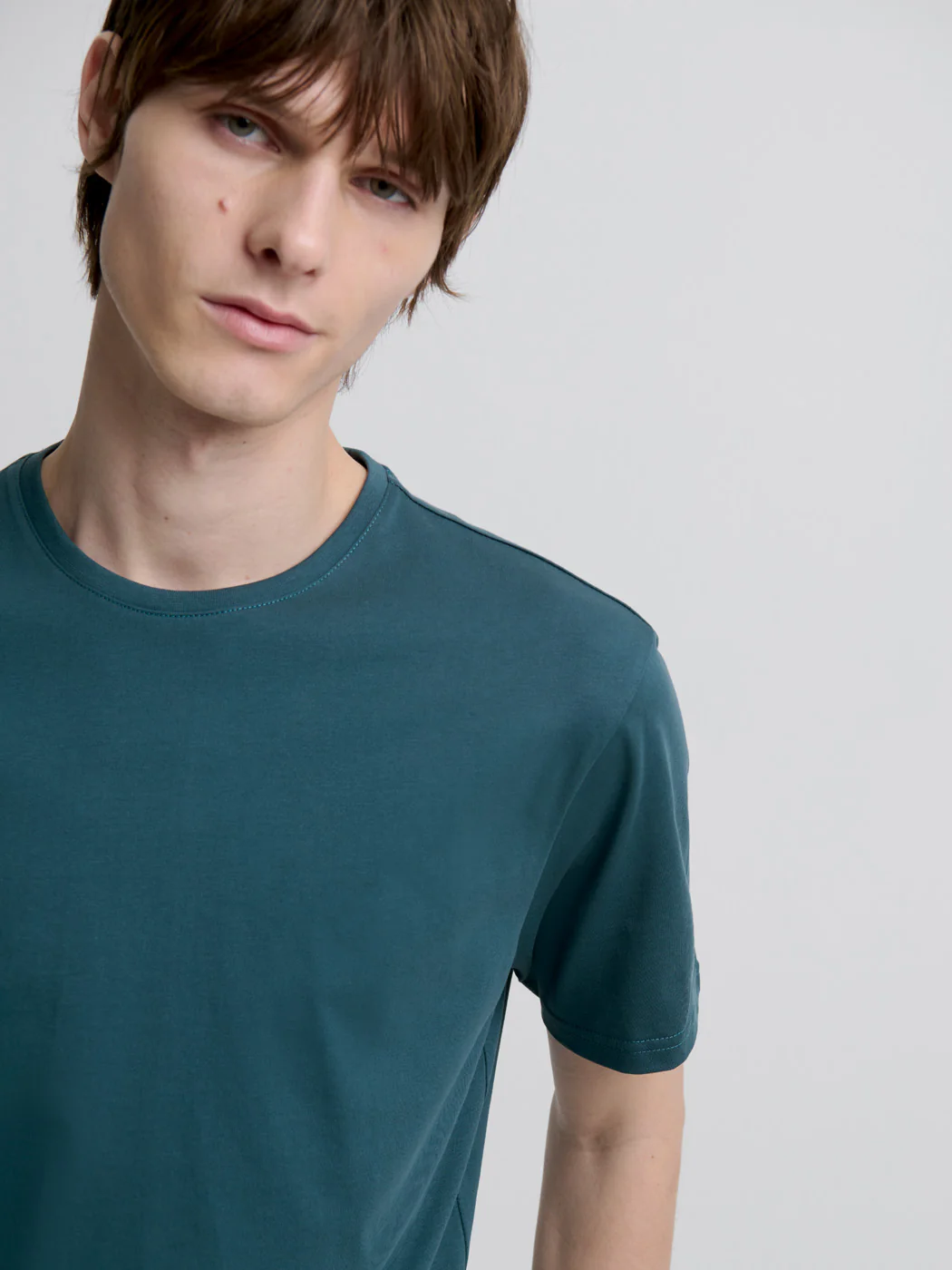 T-shirt col rond en coton Supima® - Image 5