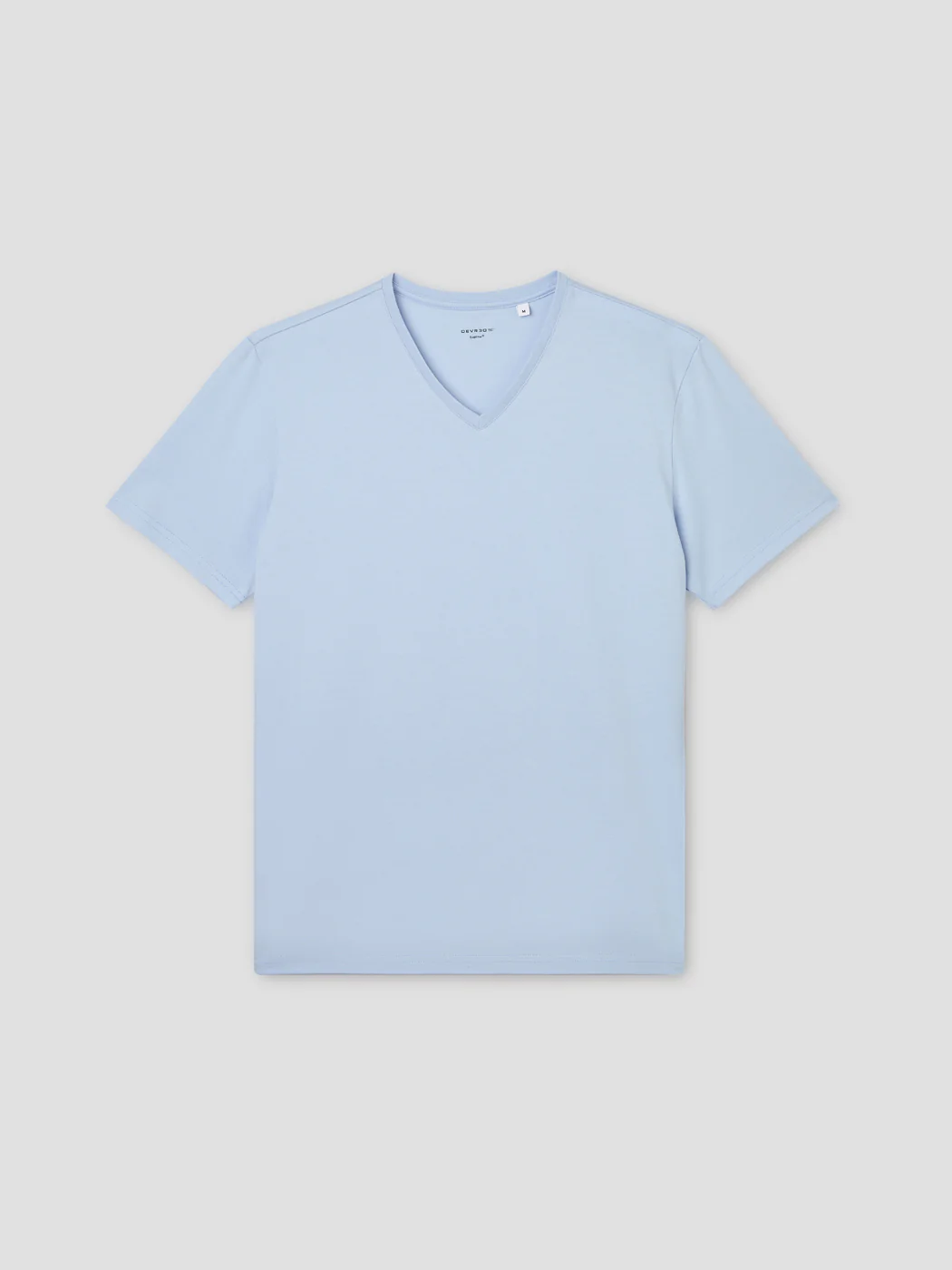 T-shirt col V en coton Supima® - Image 3