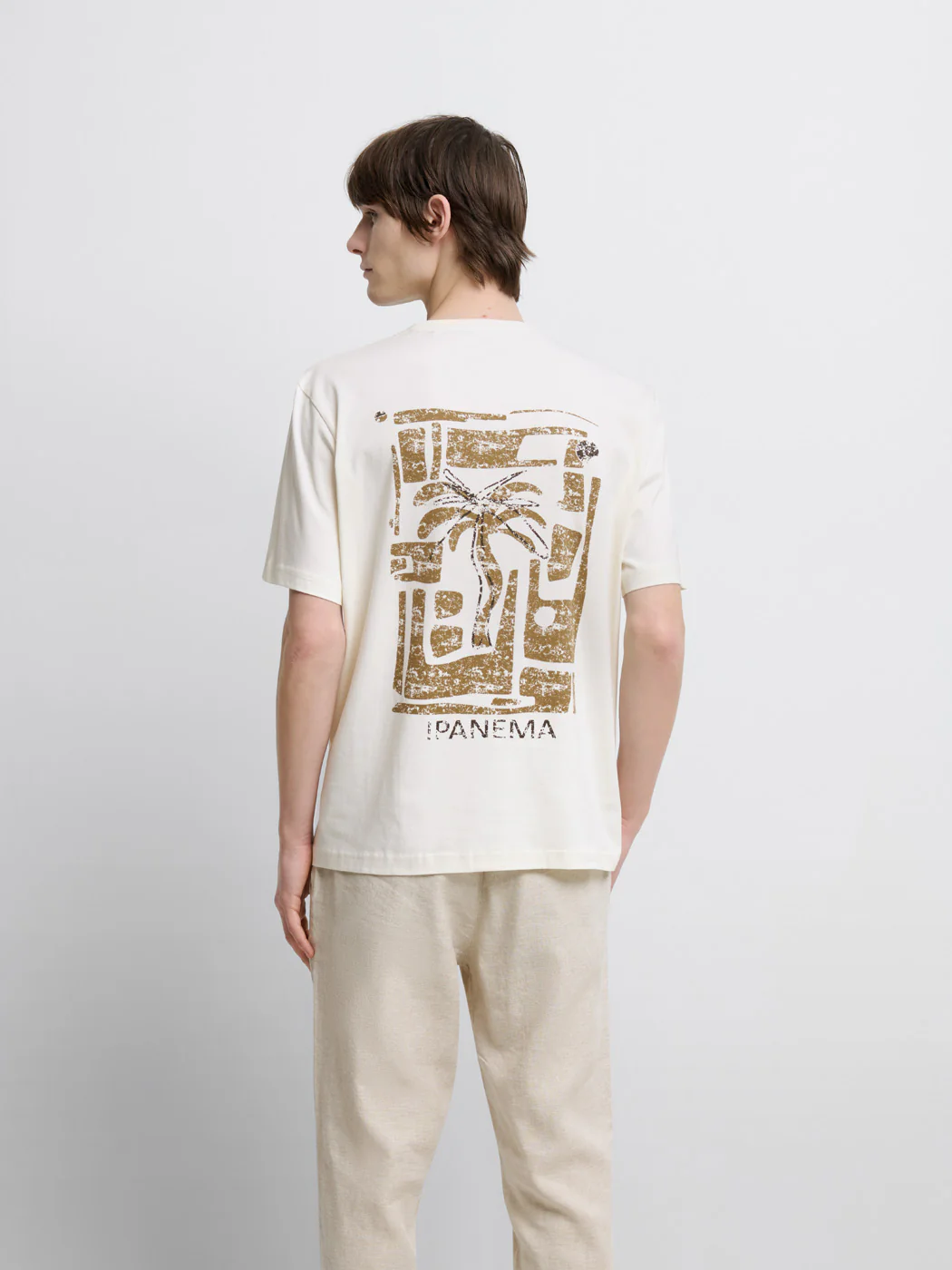 T-shirt col rond à motifs - Image 2