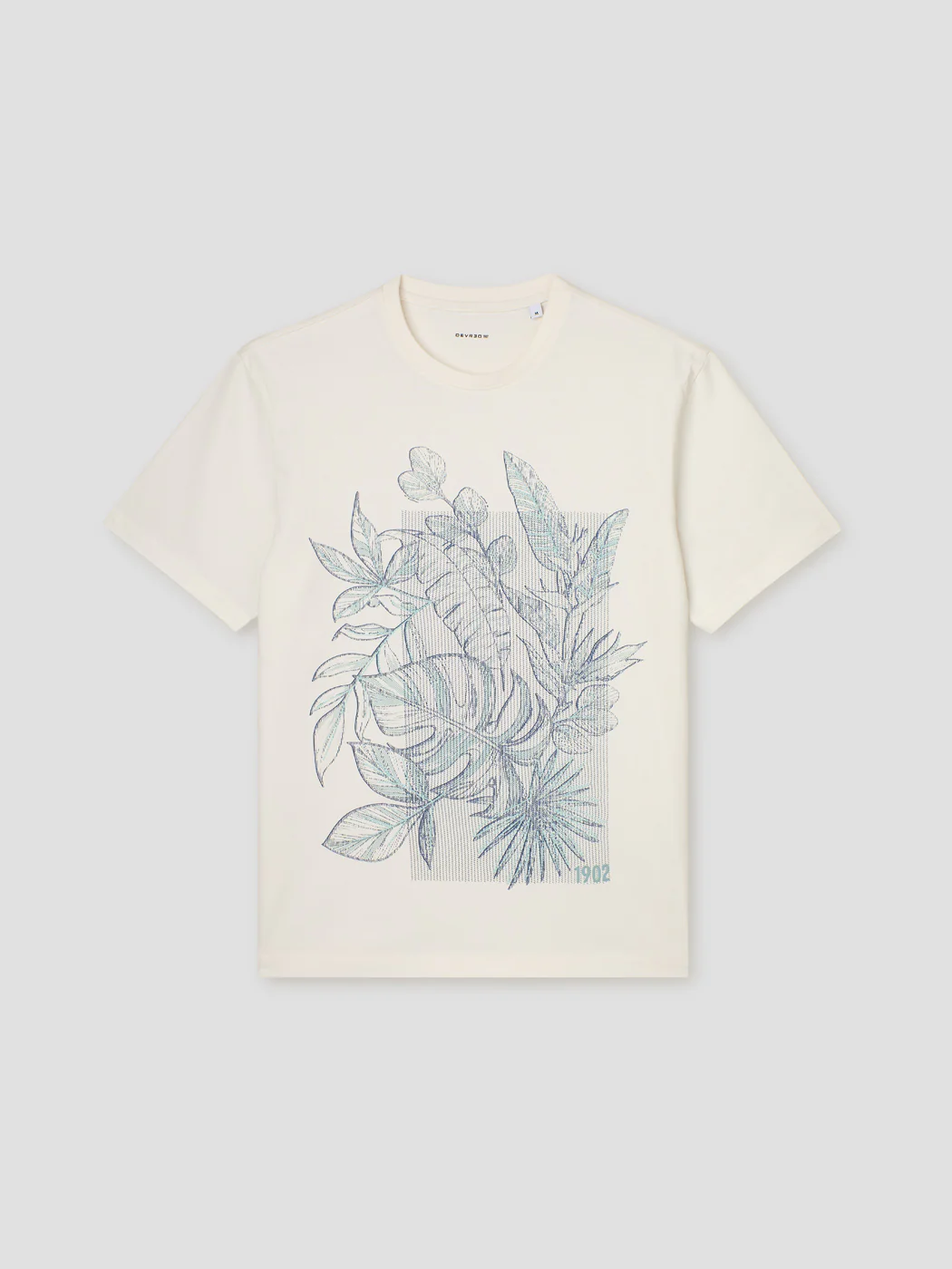 T-shirt col rond fleuri - Image 3