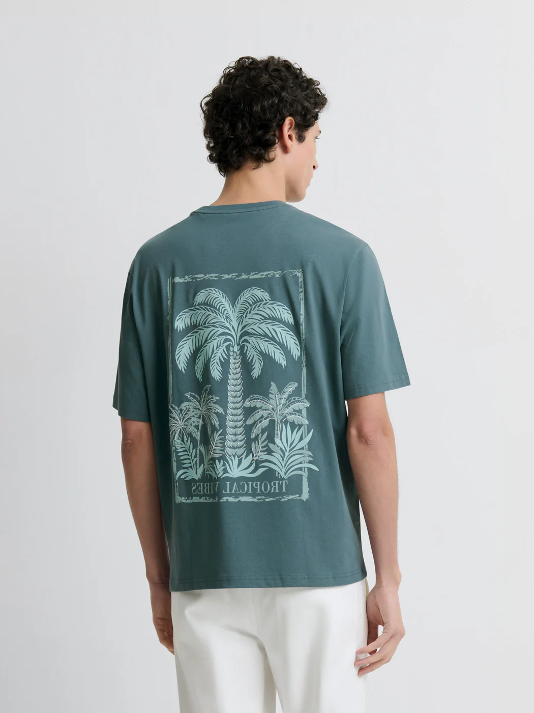 T-shirt col rond à motifs - Image 2