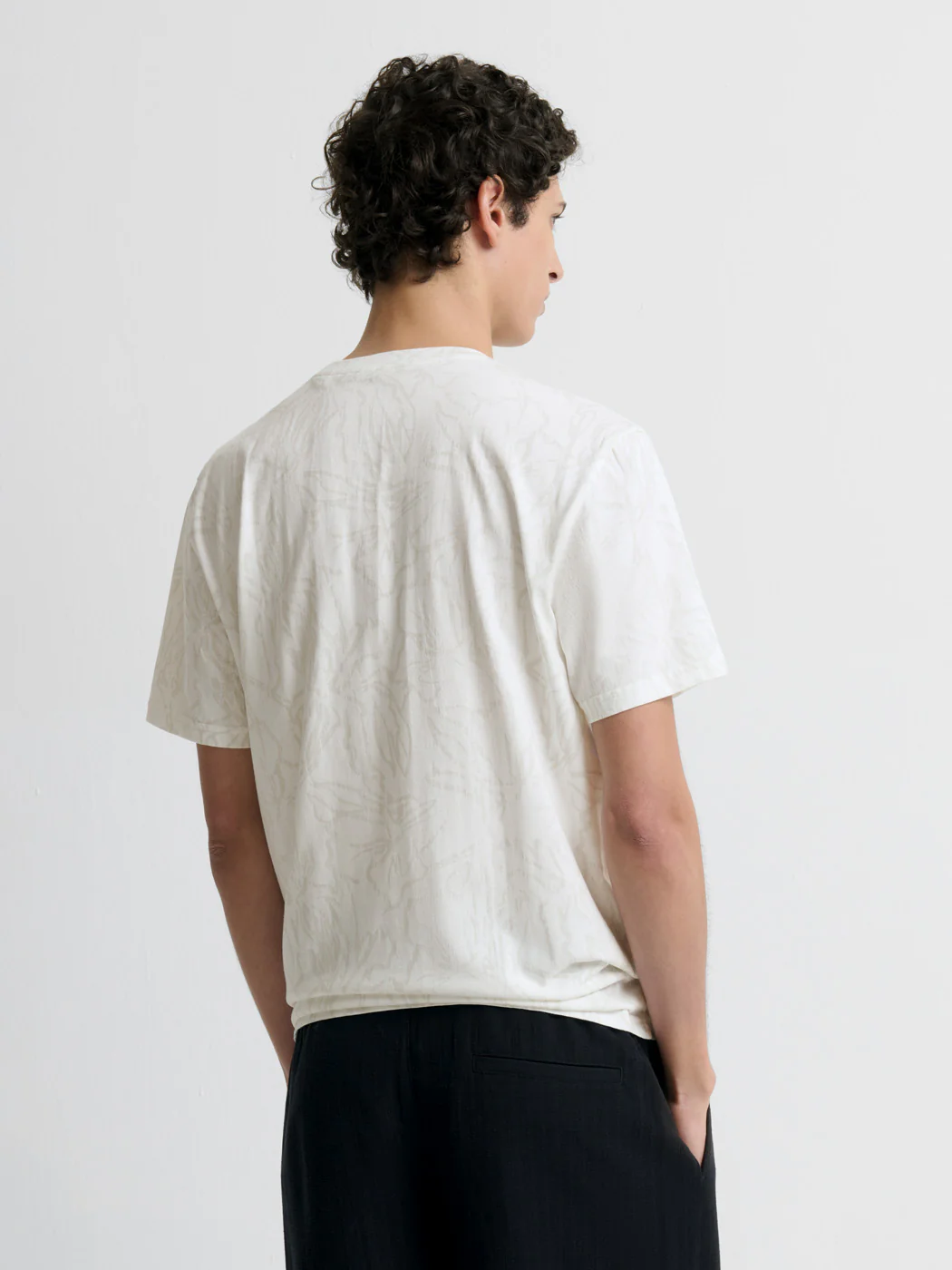 T-shirt col rond fleuri - Image 2