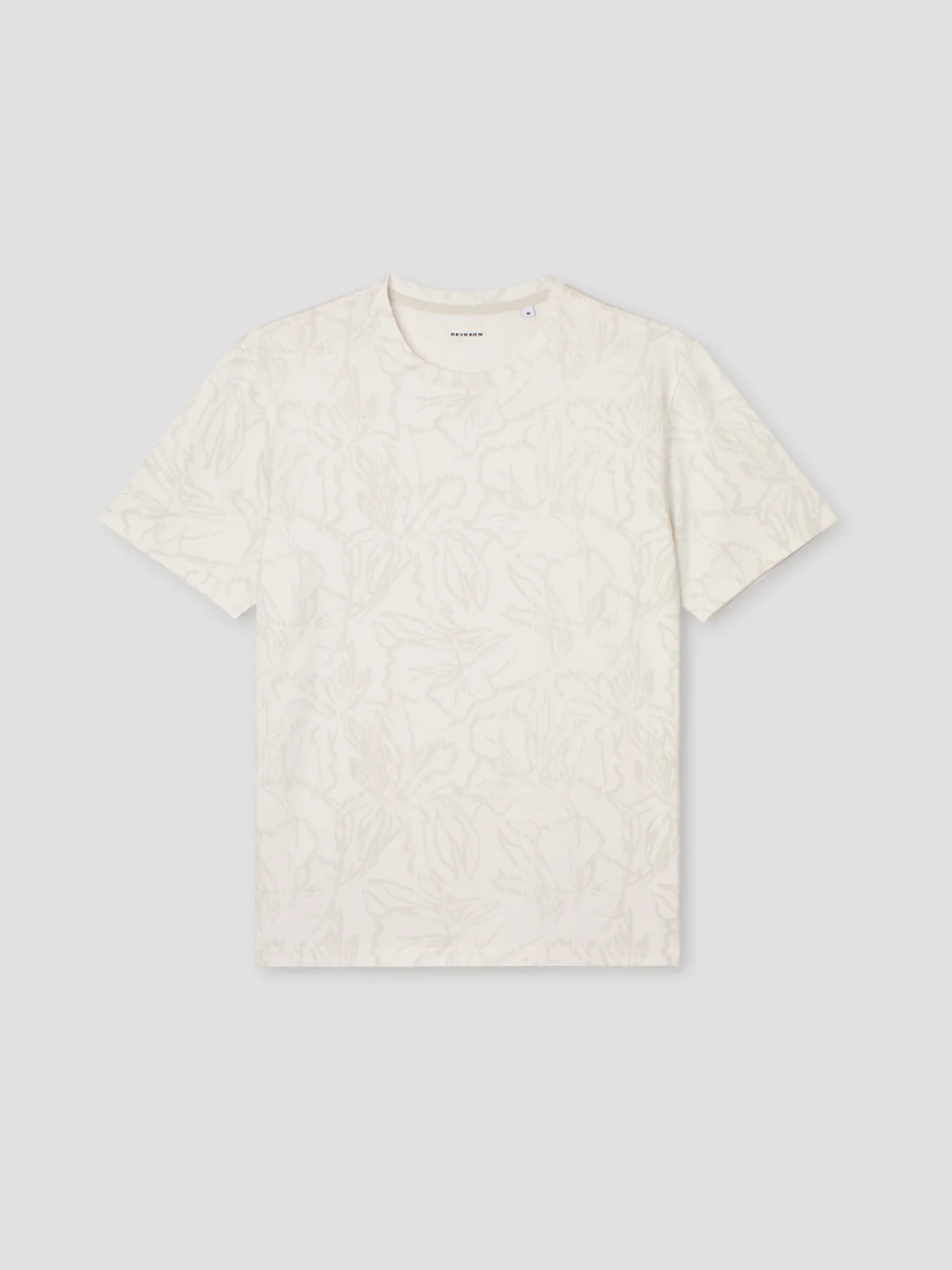 T-shirt col rond fleuri - Image 3