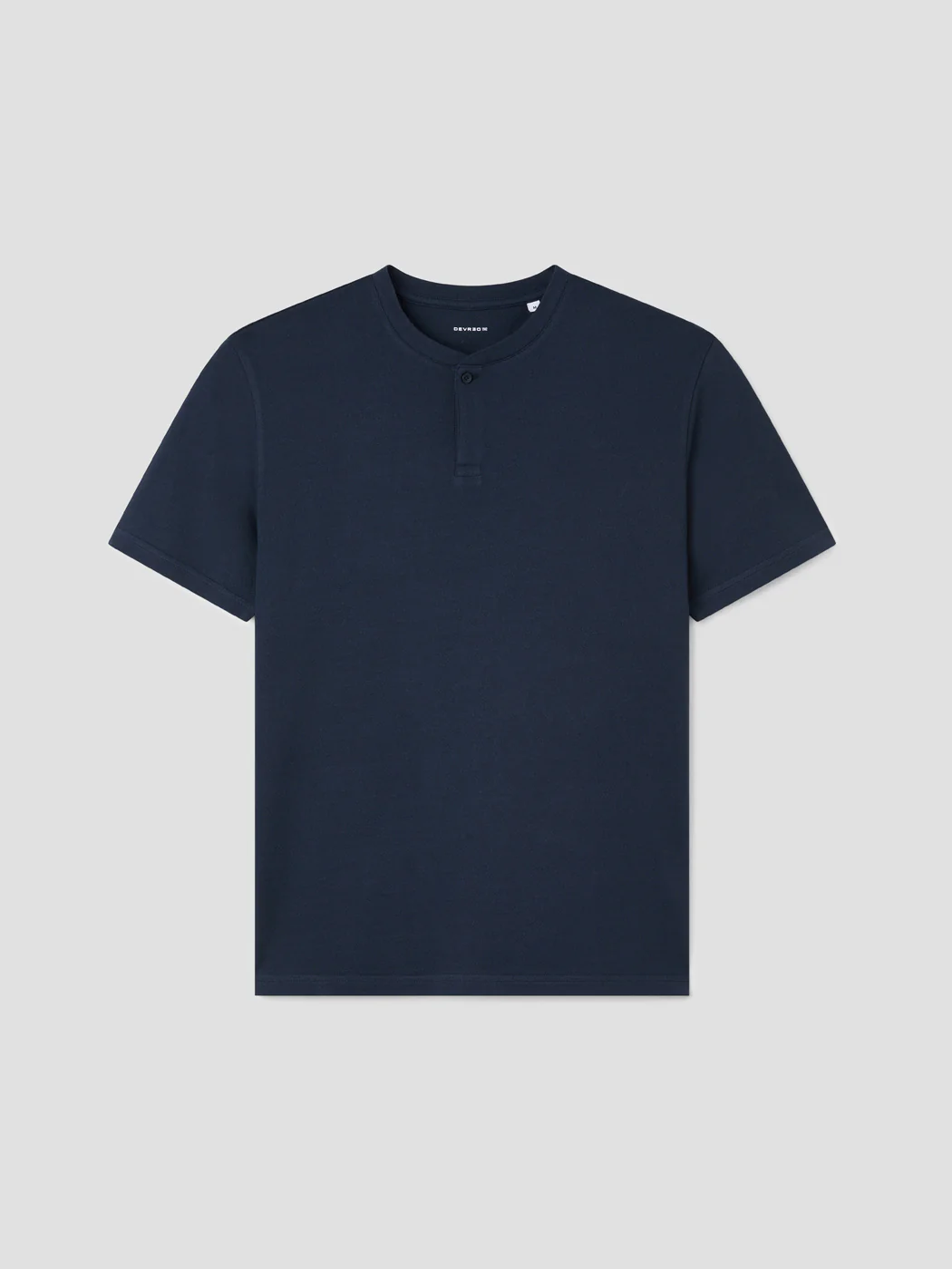 T-shirt col tunisien en coton - Image 3