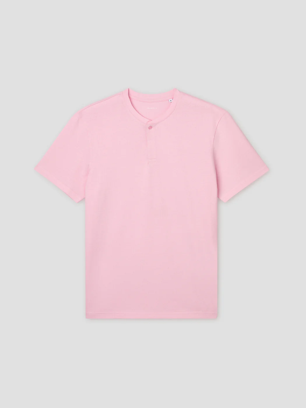 T-shirt col tunisien en coton - Image 3