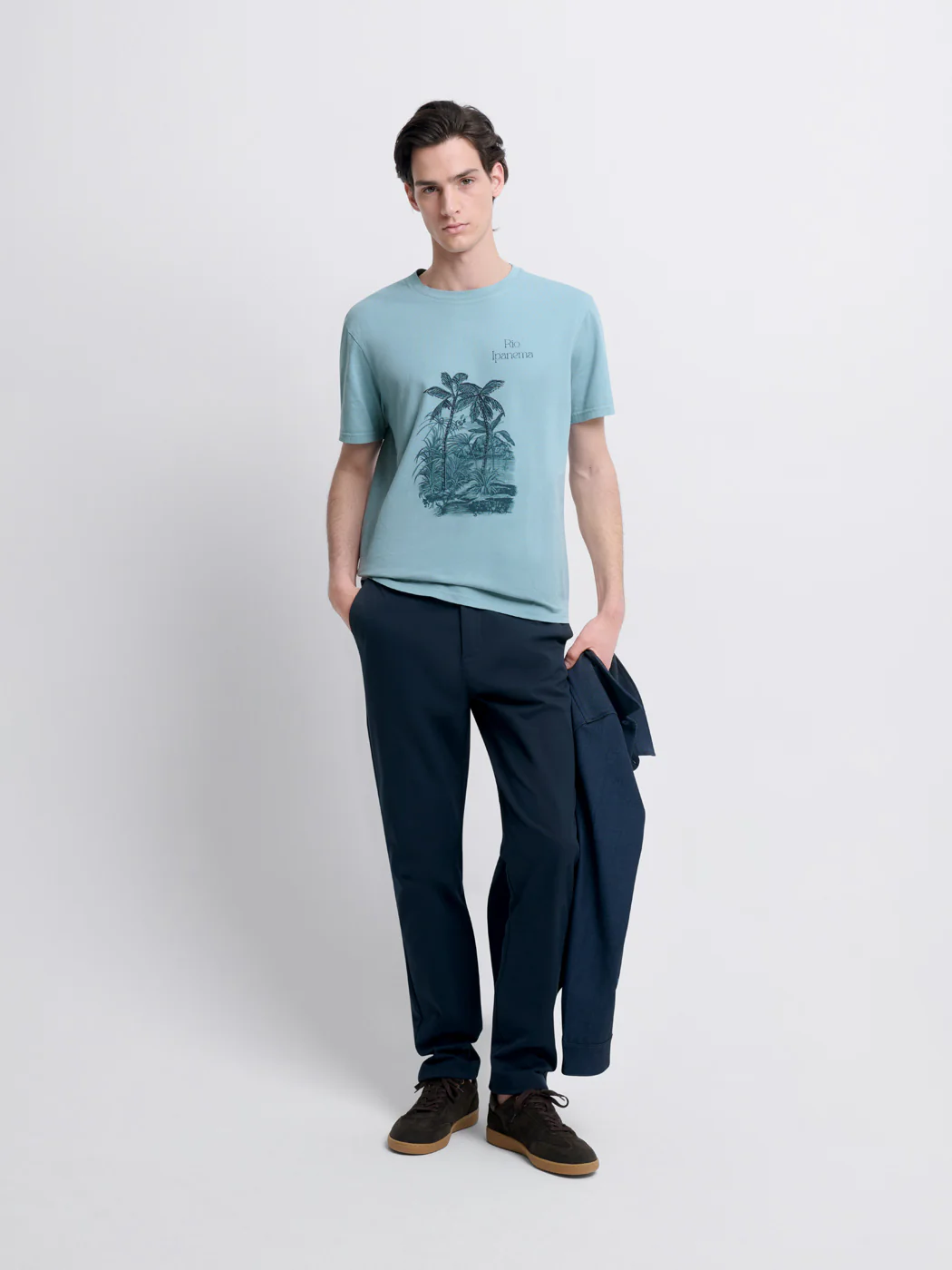 T-shirt col rond à motifs - Image 4