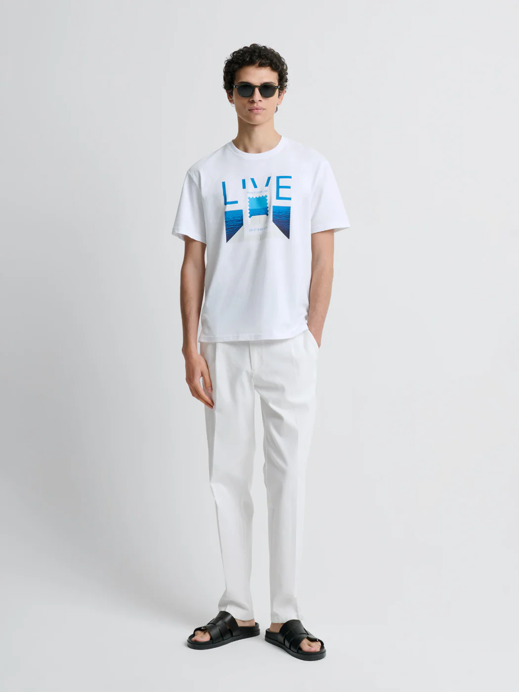 T-shirt col rond Ă motifs - Image 4