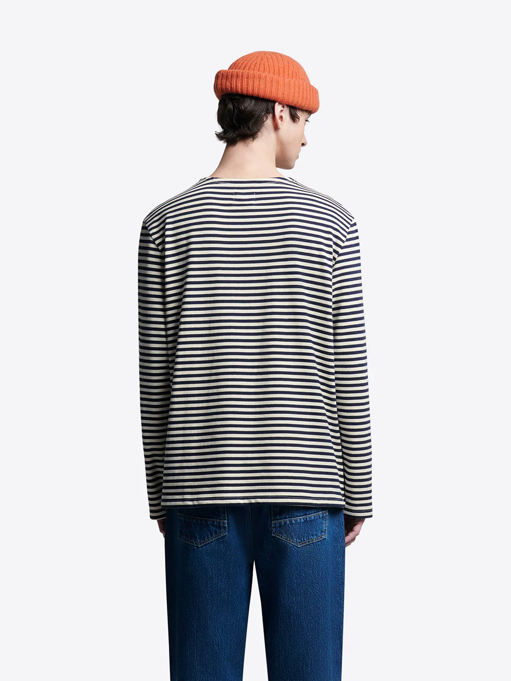 T-shirt marinière en coton - L'atelier - Image 2
