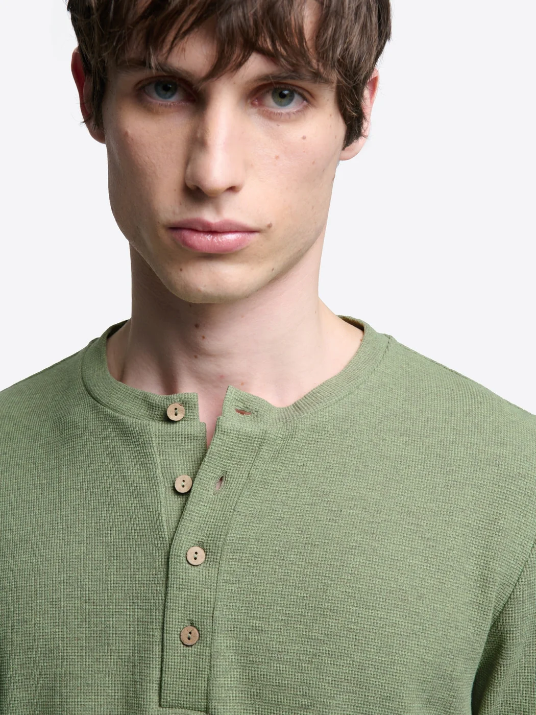 T-shirt col rond en coton chiné - Image 5