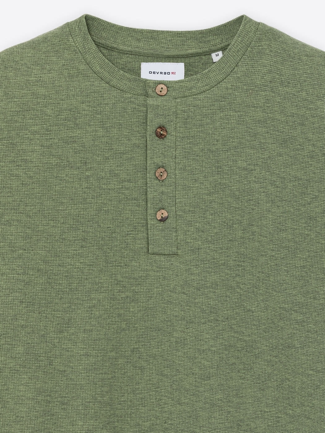 T-shirt col rond en coton chiné - Image 6
