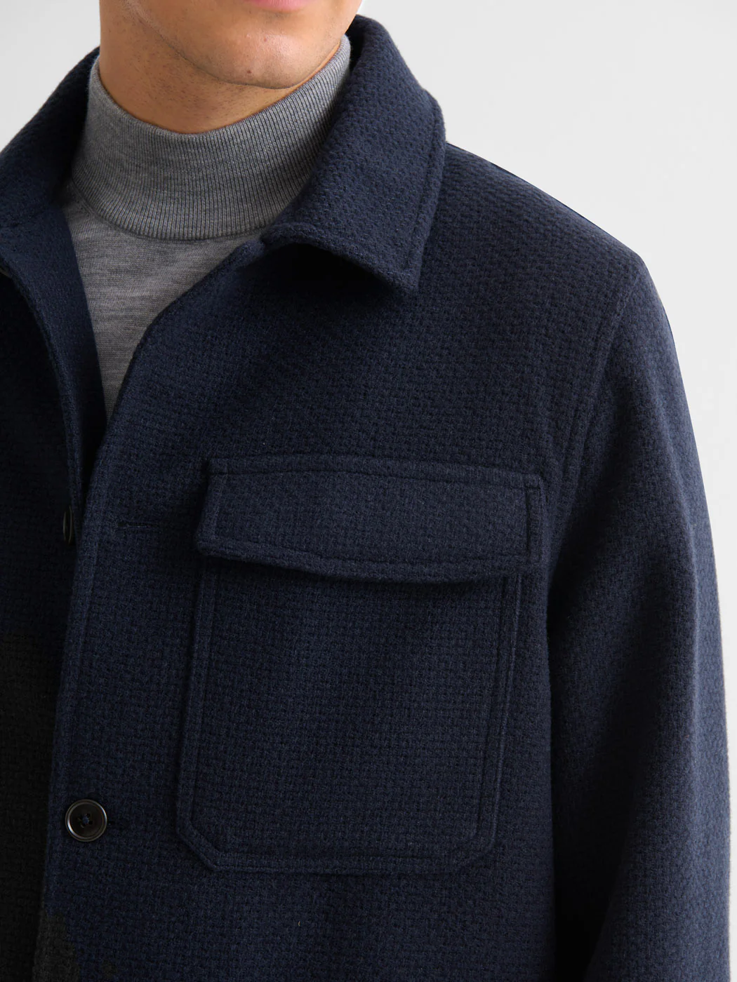 Veste ville col chemise - Image 5
