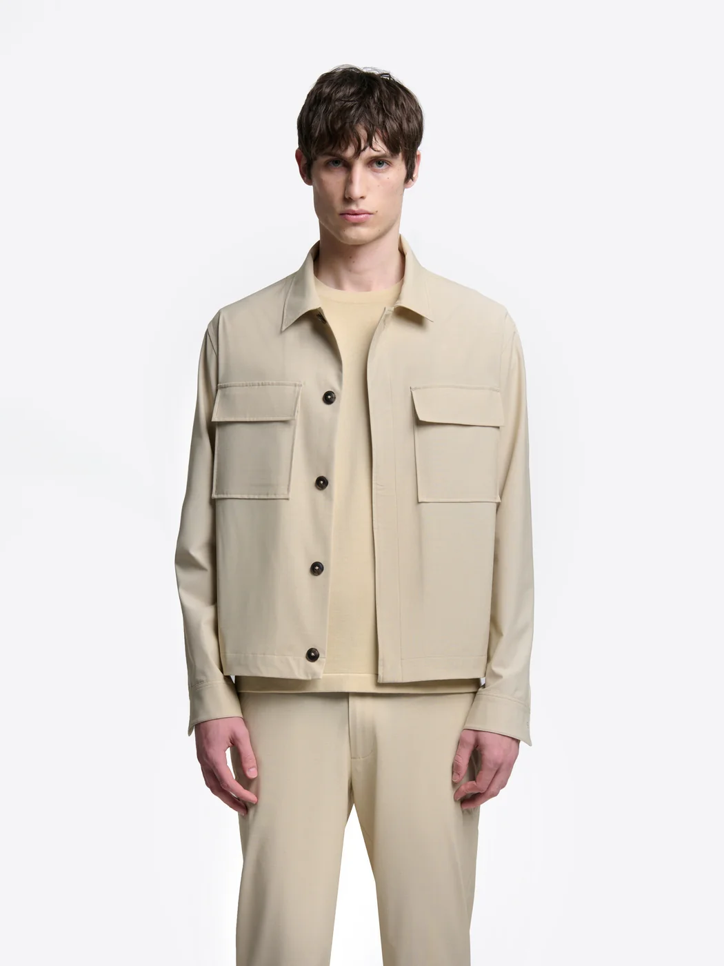 Veste casual regular col chemise