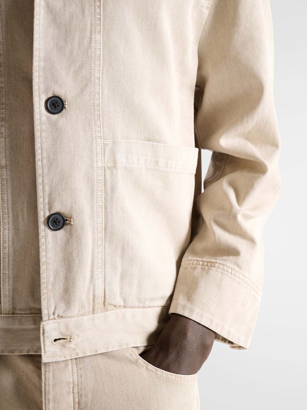 Veste col chemise en twill - L'atelier - Image 4