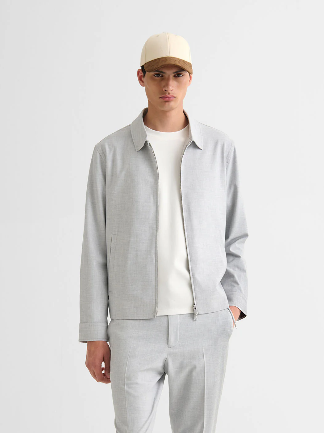 Veste casual regular col chemise