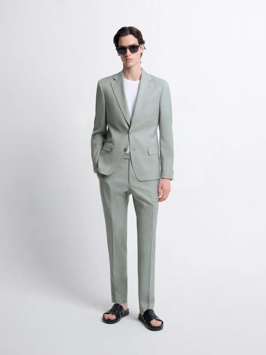 Veste de costume slim en laine - Image 2