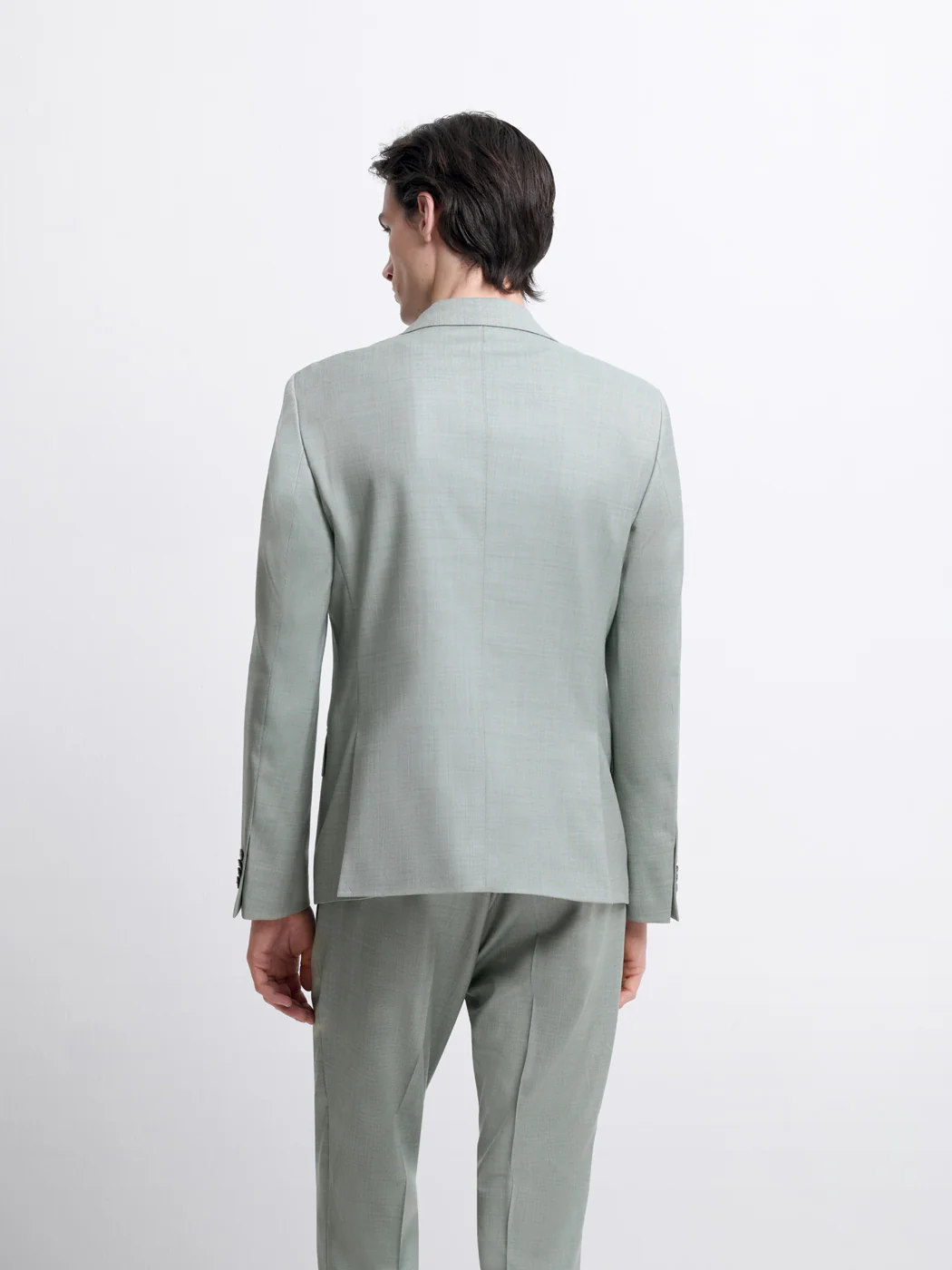 Veste de costume slim en laine - Image 4