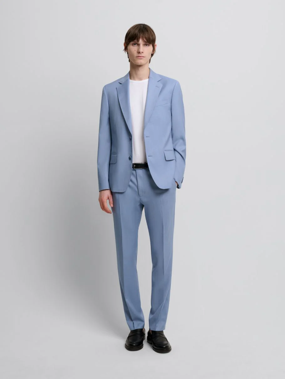 Veste de costume slim en laine - Image 6