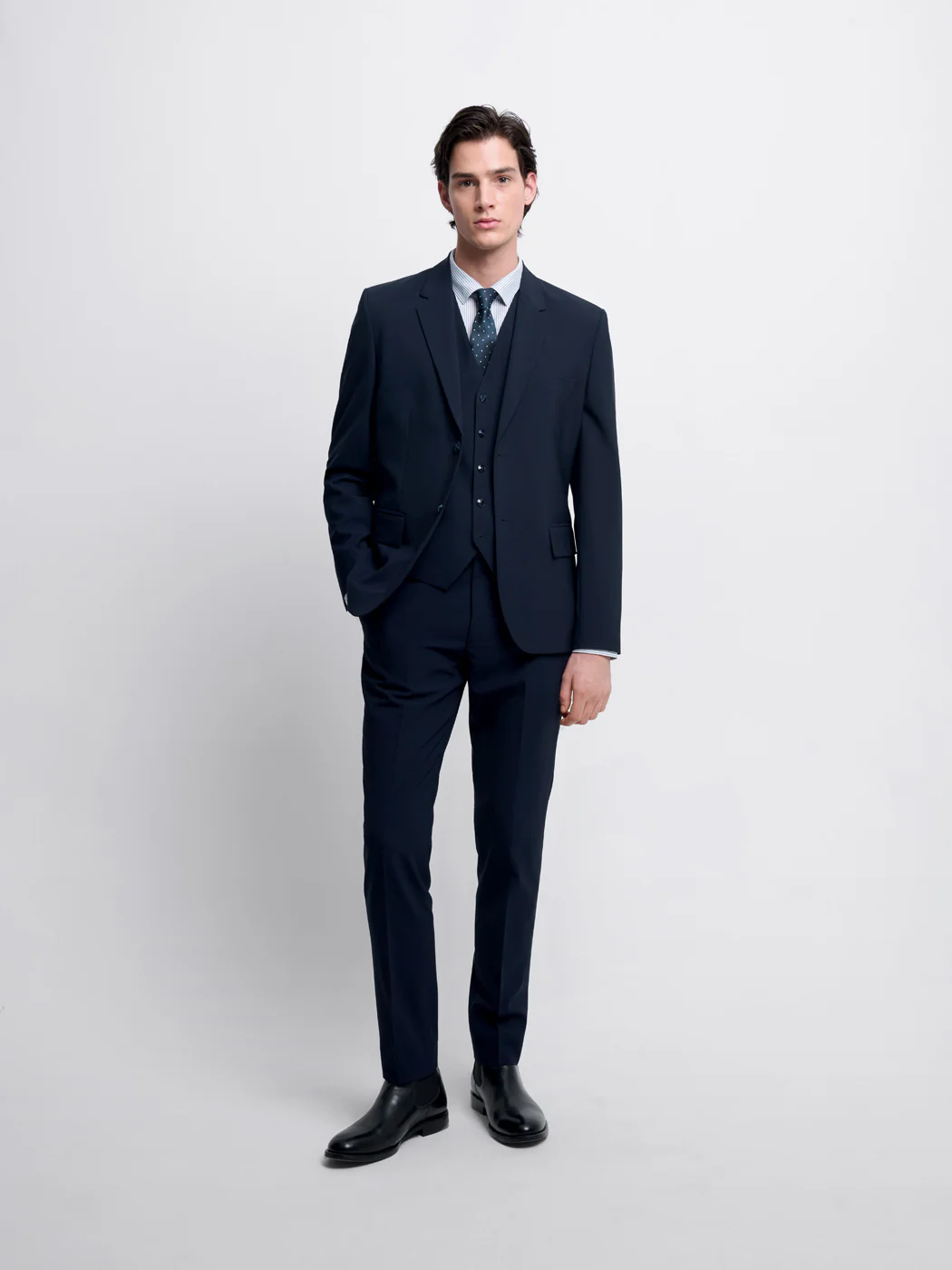 Veste de costume extraslim en laine - Image 5