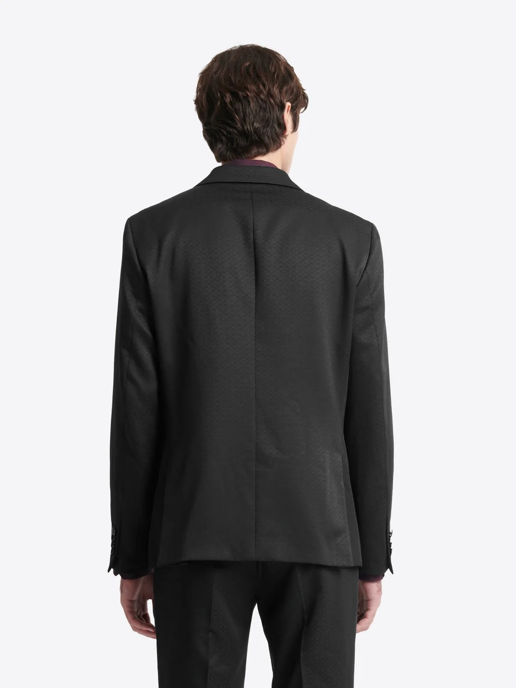 Veste de costume slim en jacquard - Image 4