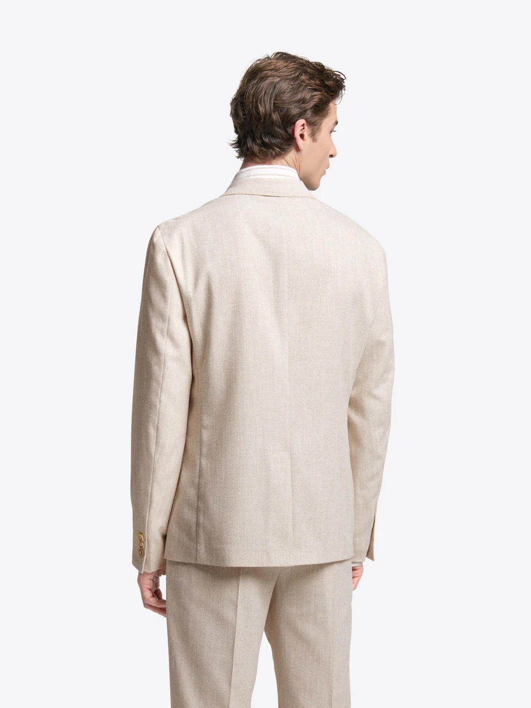 Veste de costume slim bistretch à motif - Image 4