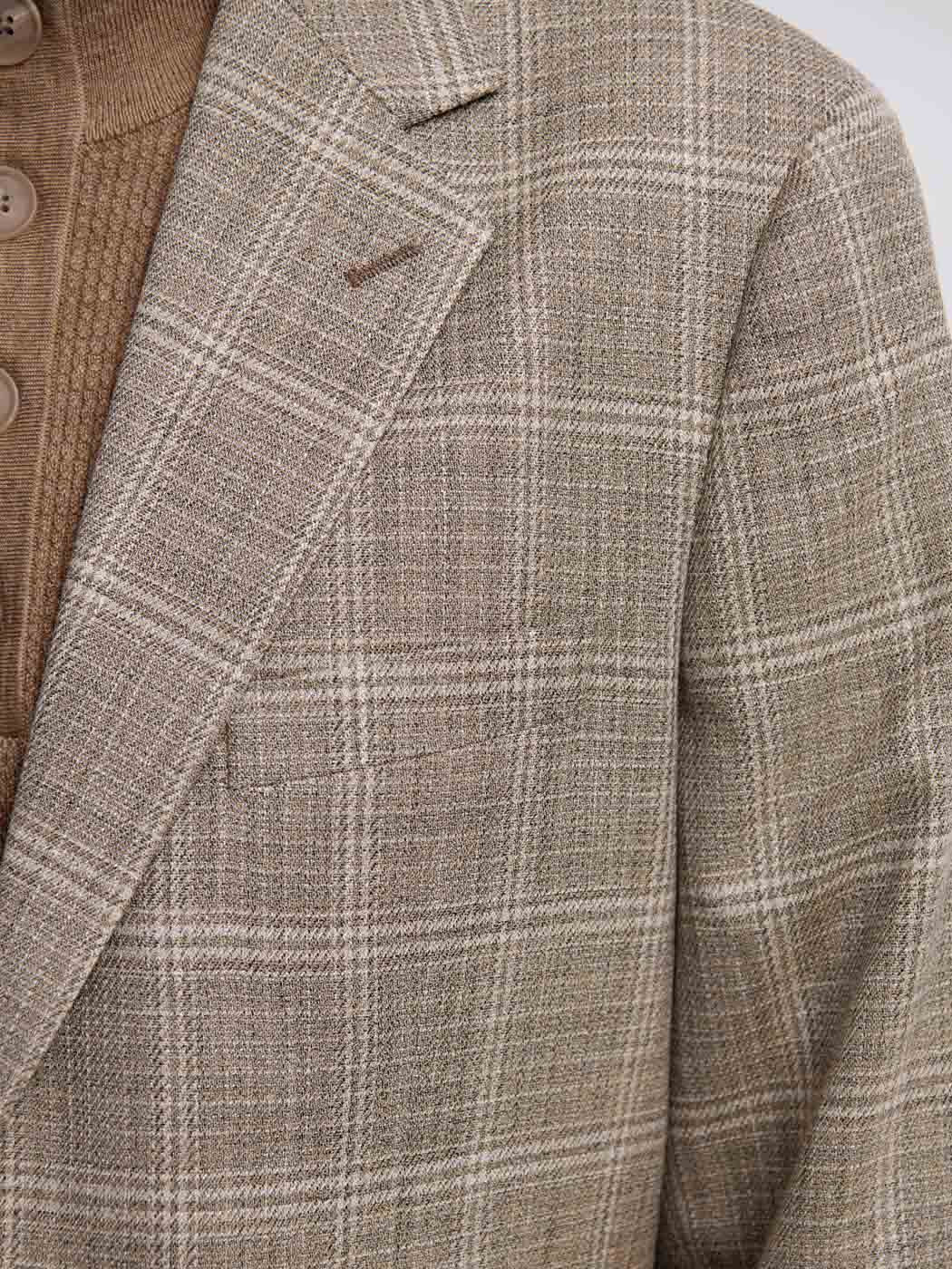 Veste de costume slim à carreaux - Image 5