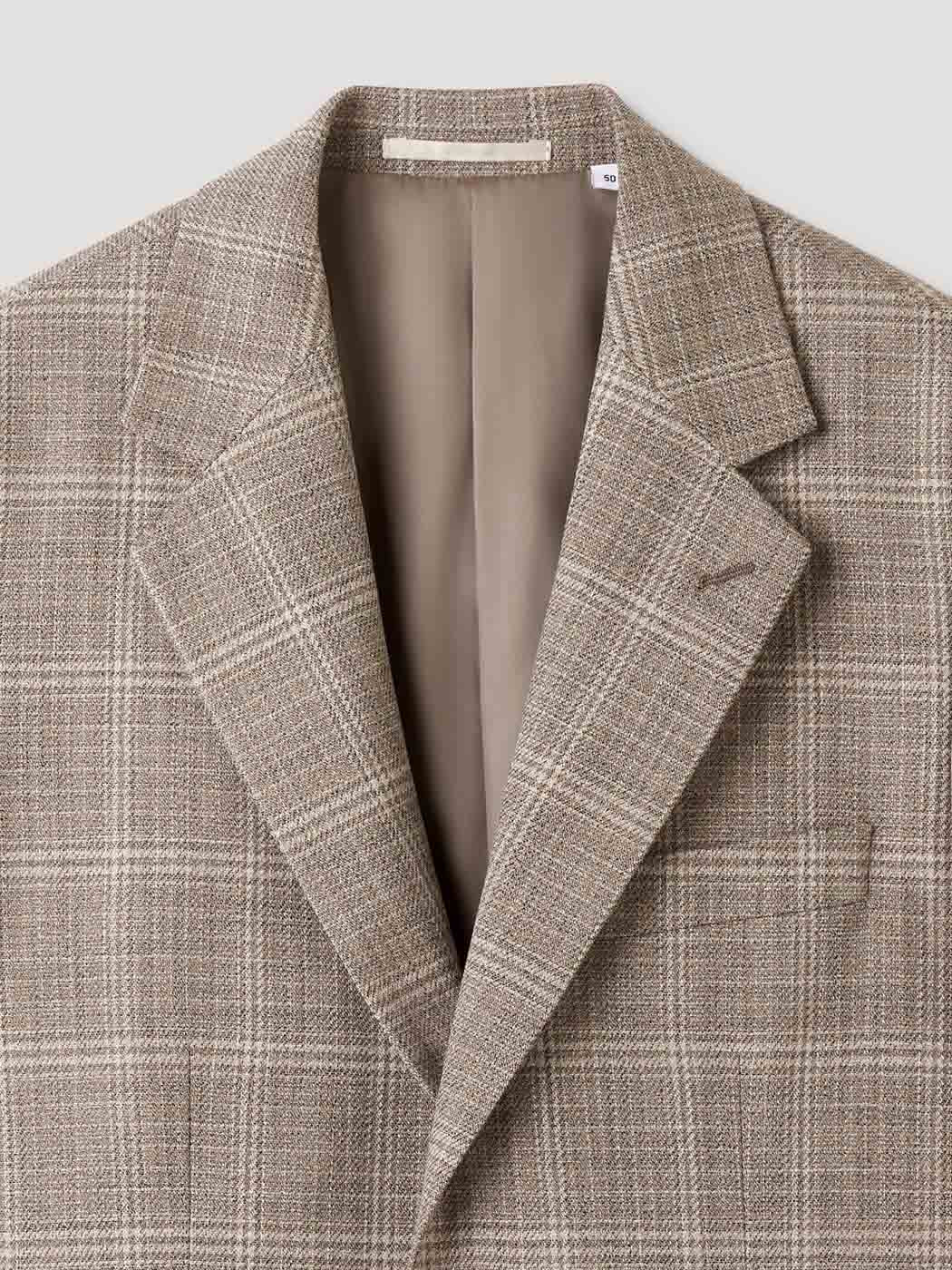 Veste de costume slim à carreaux - Image 7
