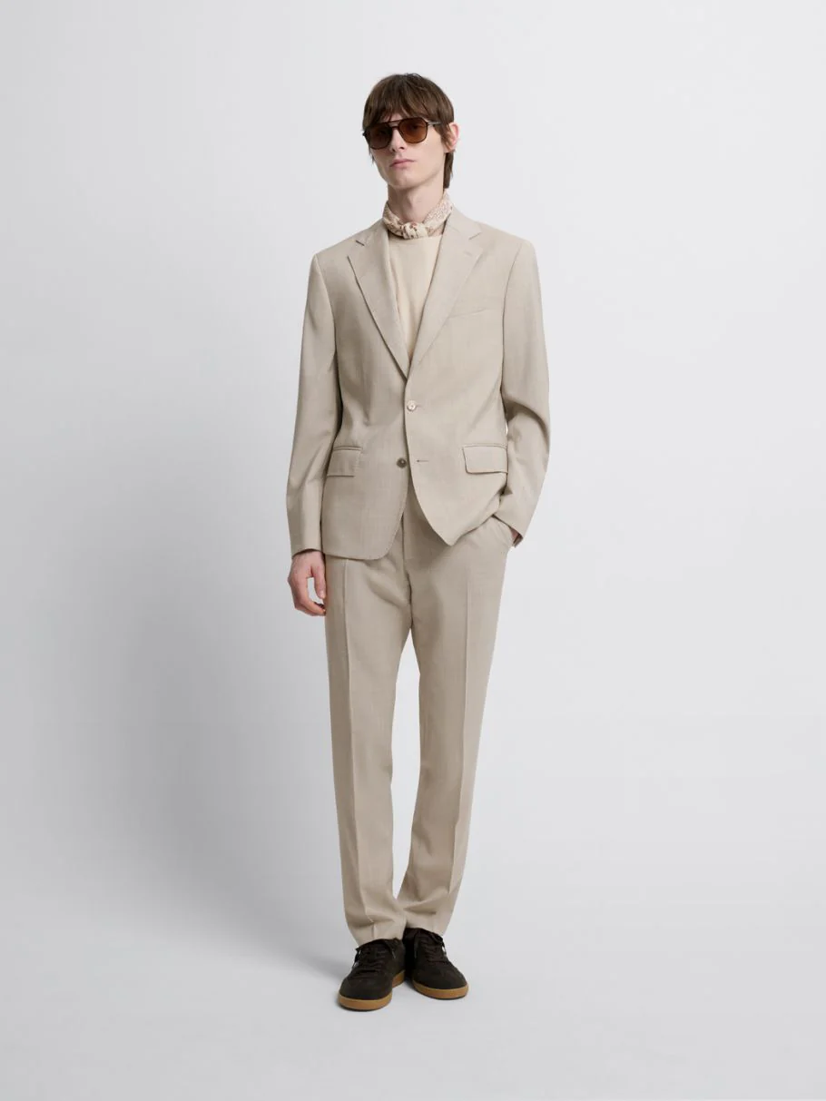 Veste de costume slim en laine mérinos - Image 6