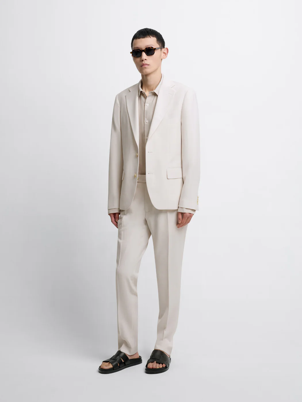 Veste de costume slim en laine mélangé - Image 2