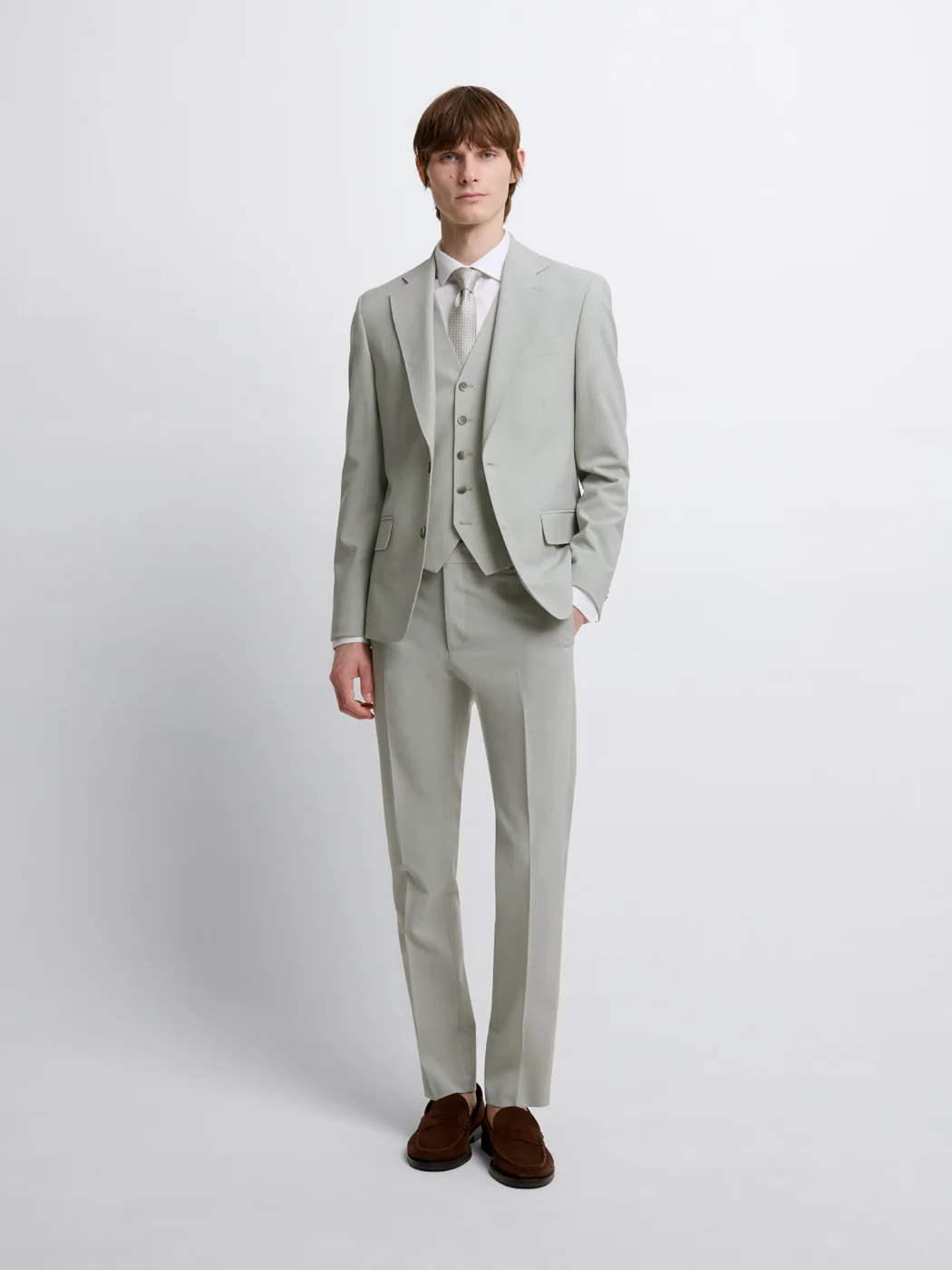 Veste de costume slim en laine mélangé - Image 2