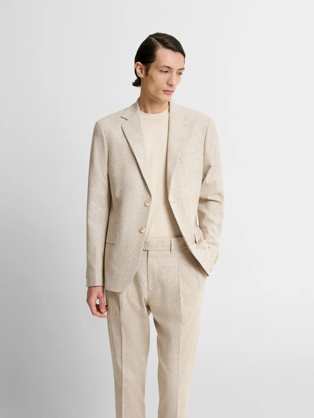 Veste de costume slim à motif