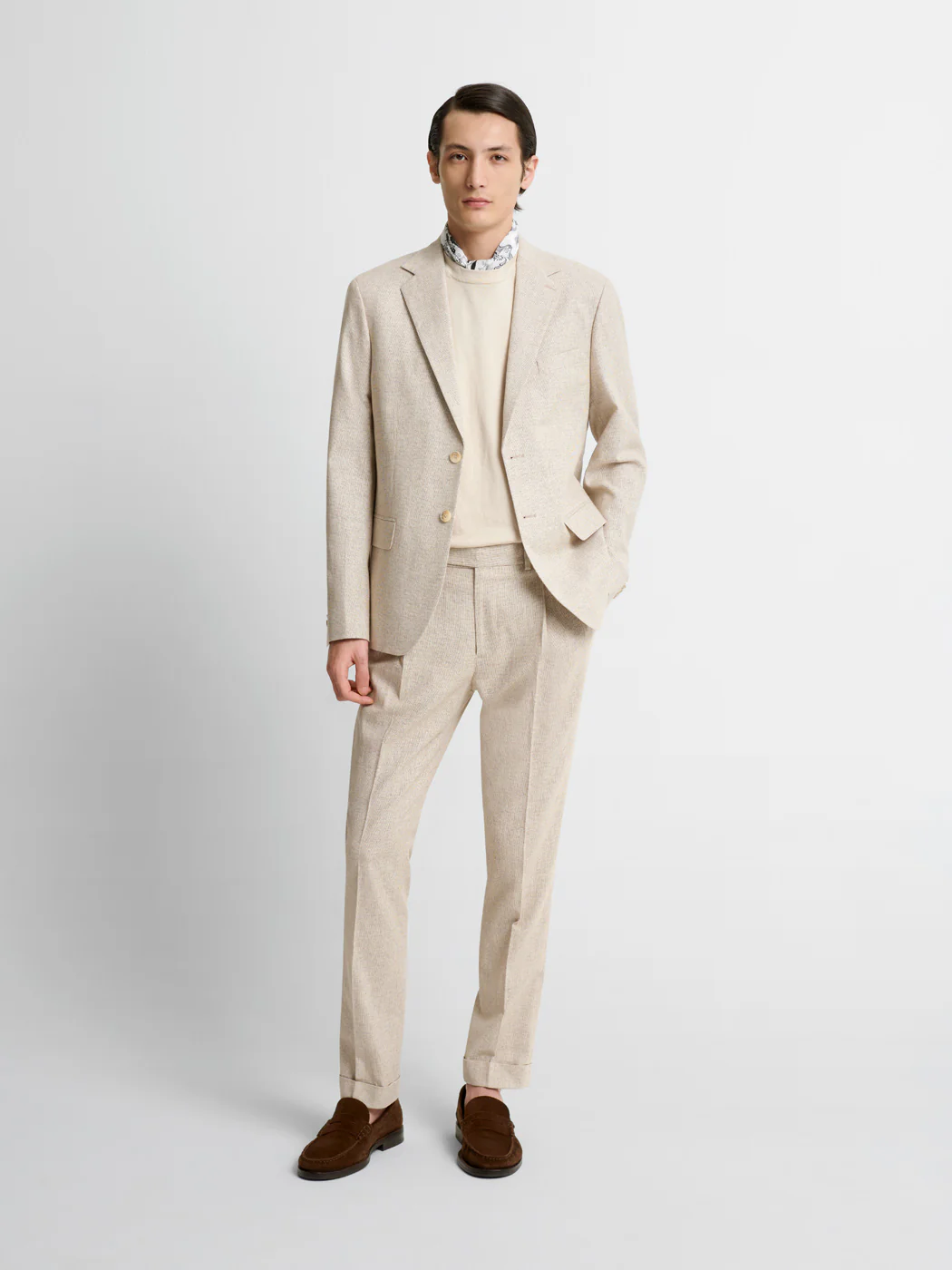 Veste de costume slim à motif - Image 2