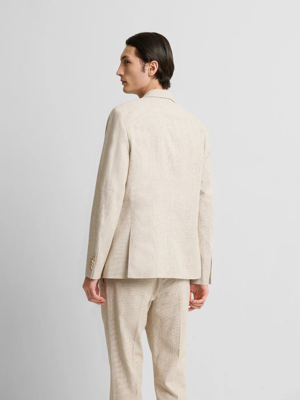 Veste de costume slim à motif - Image 3