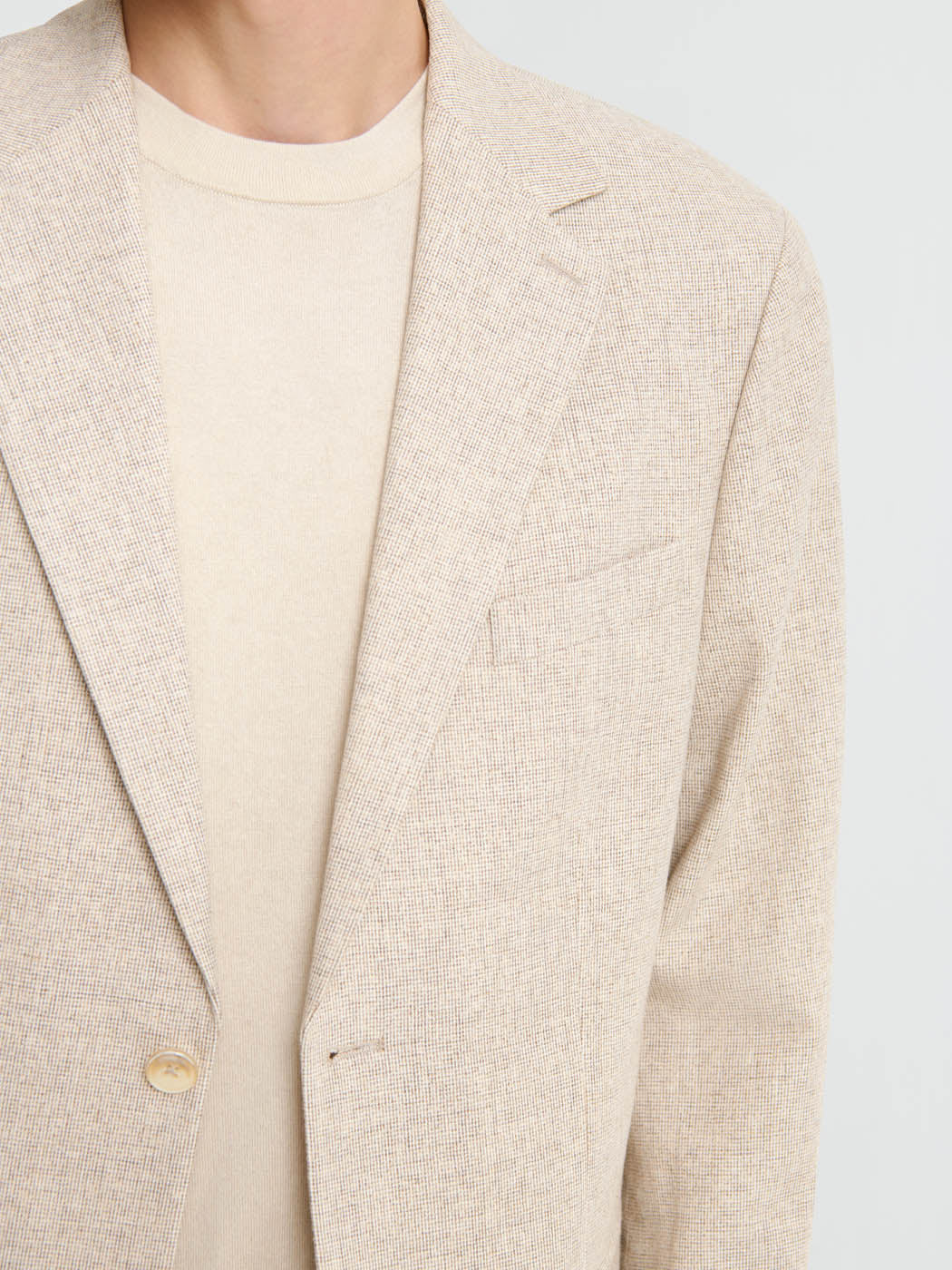 Veste de costume slim à motif - Image 4